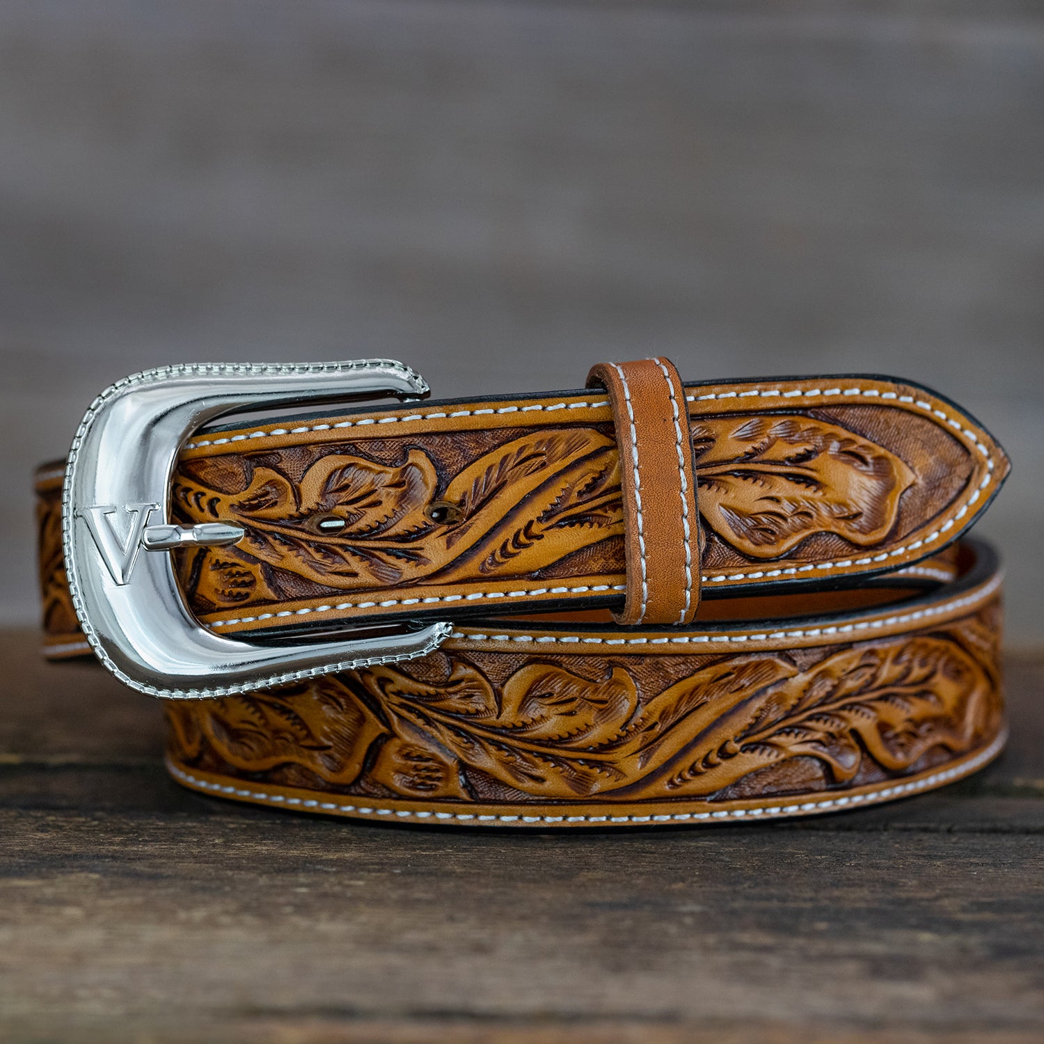 Handmade Women's Western Belt Cowgirl Leather Belt Gift -  Israel