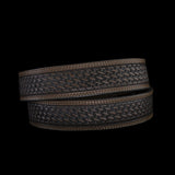 Vogt Silversmiths Belts Chocolate Basket Weave