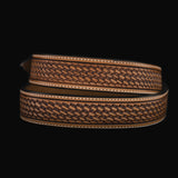 Vogt Silversmiths Belts Russet Basket Weave