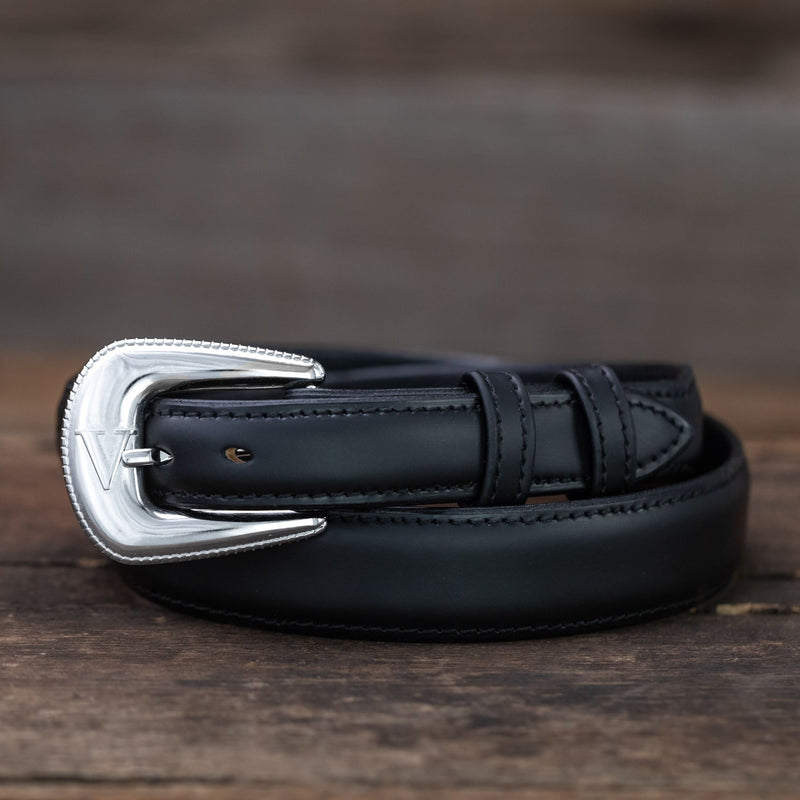 Vogt Silversmiths Belts Smooth Black Calf