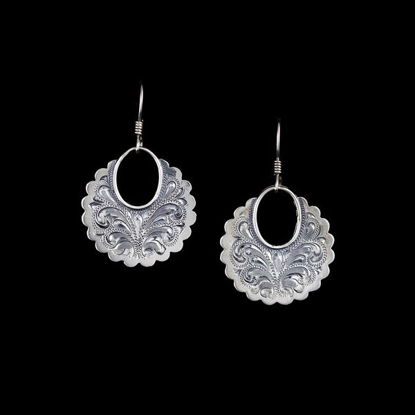 Vogt Silversmiths Earrings The Clara Scallop Bloom