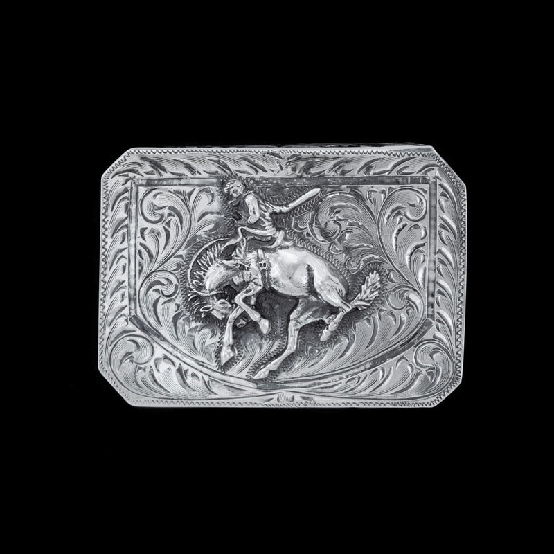 Vogt Silversmiths Trophy Buckles The Centennial Bronc Channel Buckle