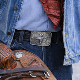 Vogt Silversmiths Trophy Buckles The Longhorn Star Buckle